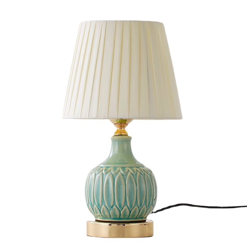 Desk Lamp - Lámpara de escritorio de cerámica americana