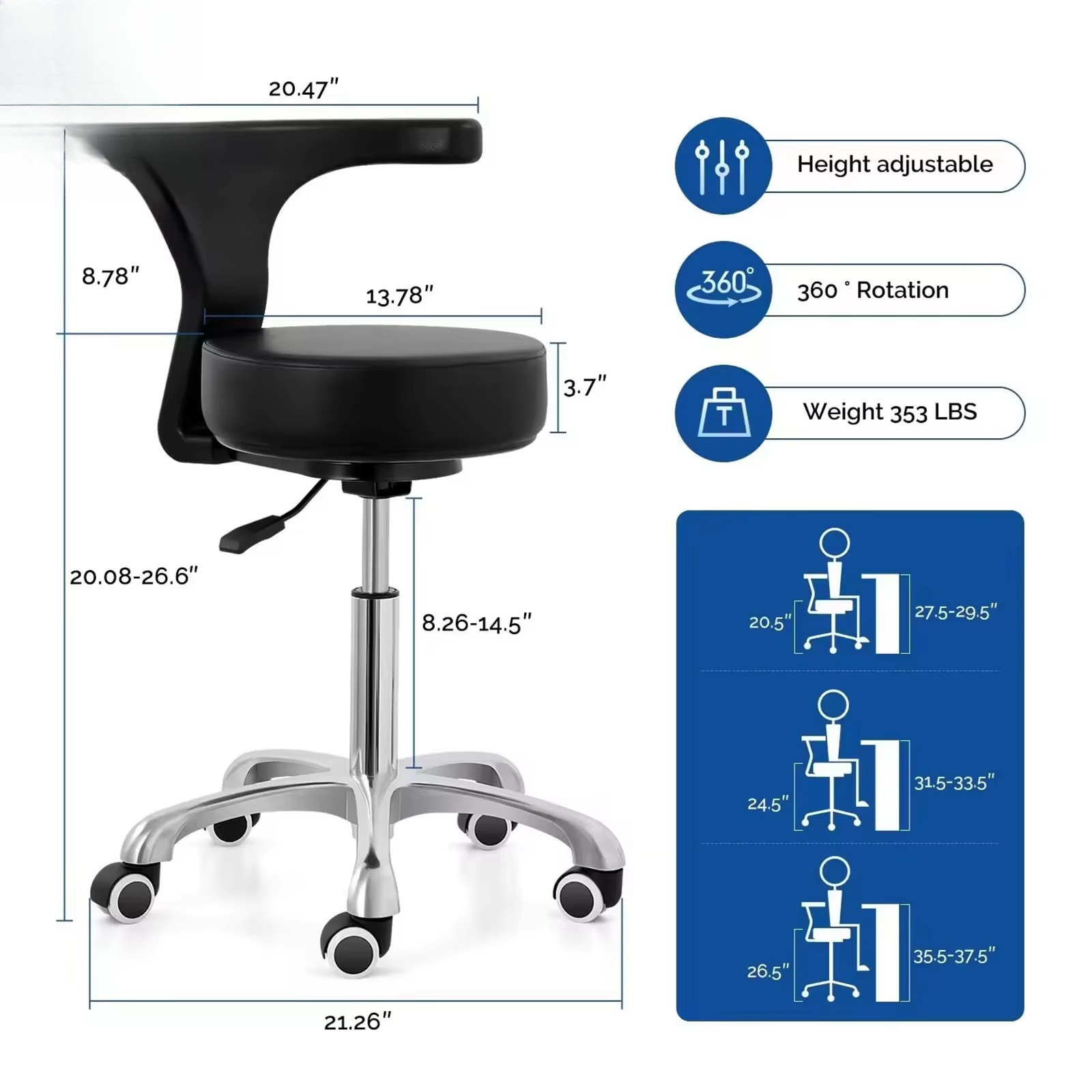 Silla elevadora médica comerci - Office Chair reseña y precio