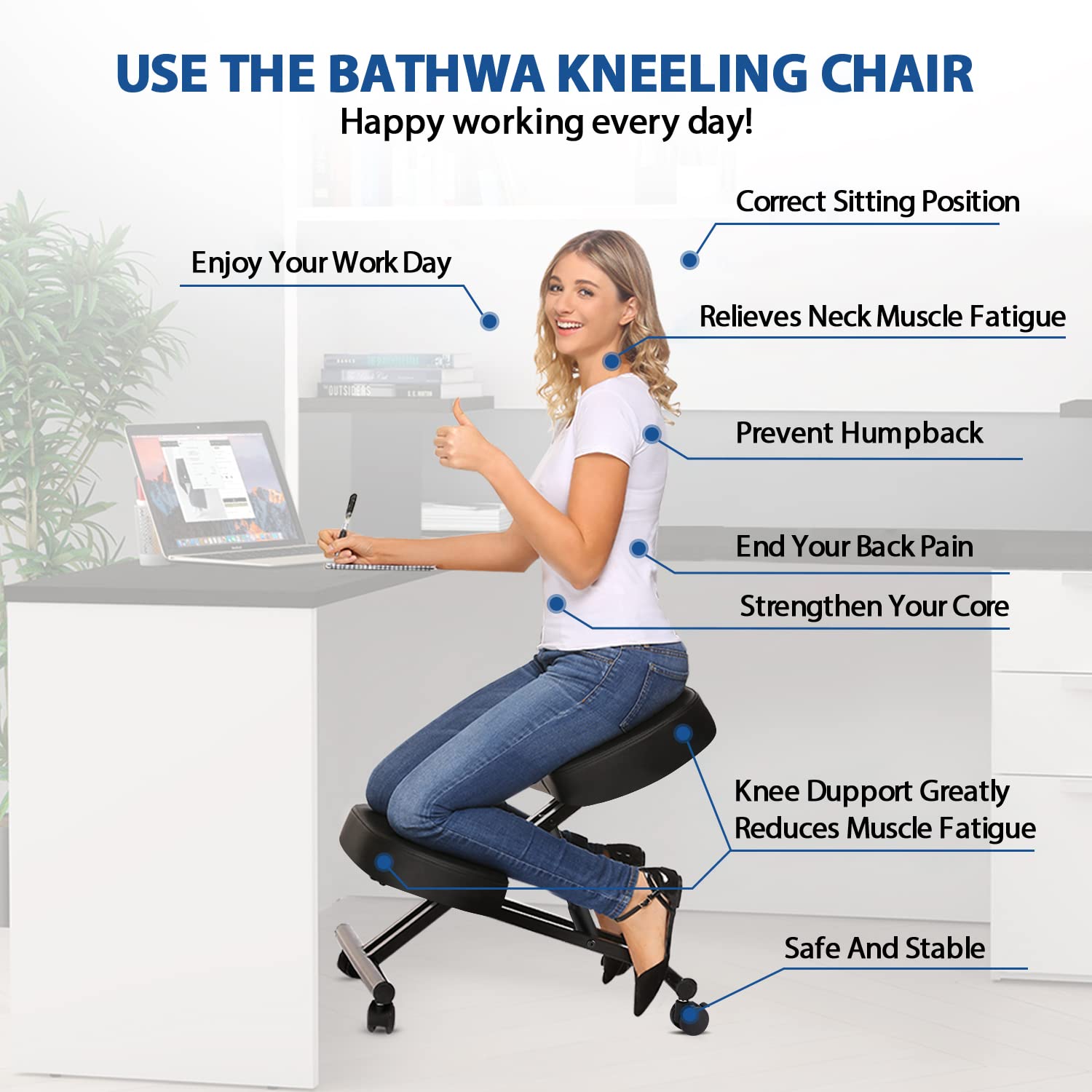 Silla Ergonómica para Arrodill - Office Chair reseña y precio