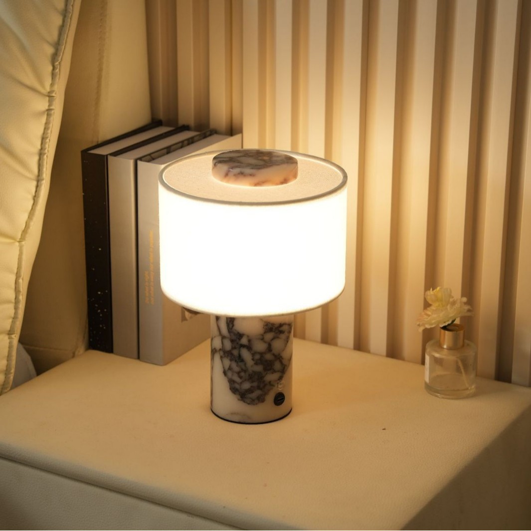 Lámpara de noche de mármol con - Desk Lamp reseña y precio