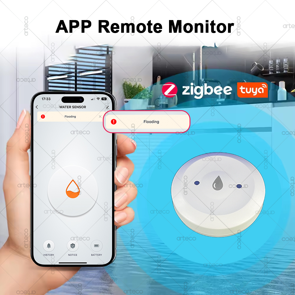 Tuya-Sensor de agua inteligent - Monitor Stand reseña y precio