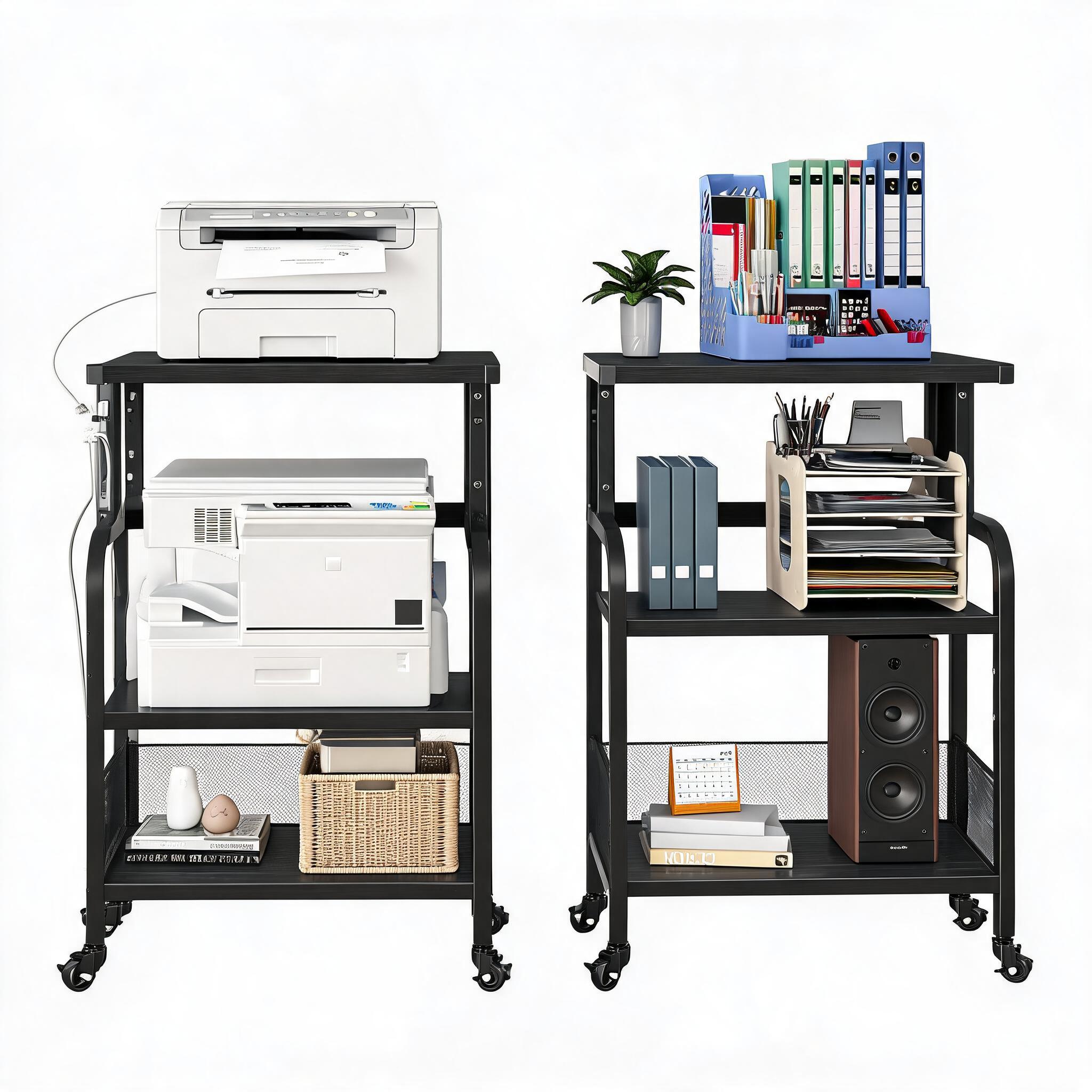 Soporte móvil de tres niveles  - Printer Stand reseña y precio