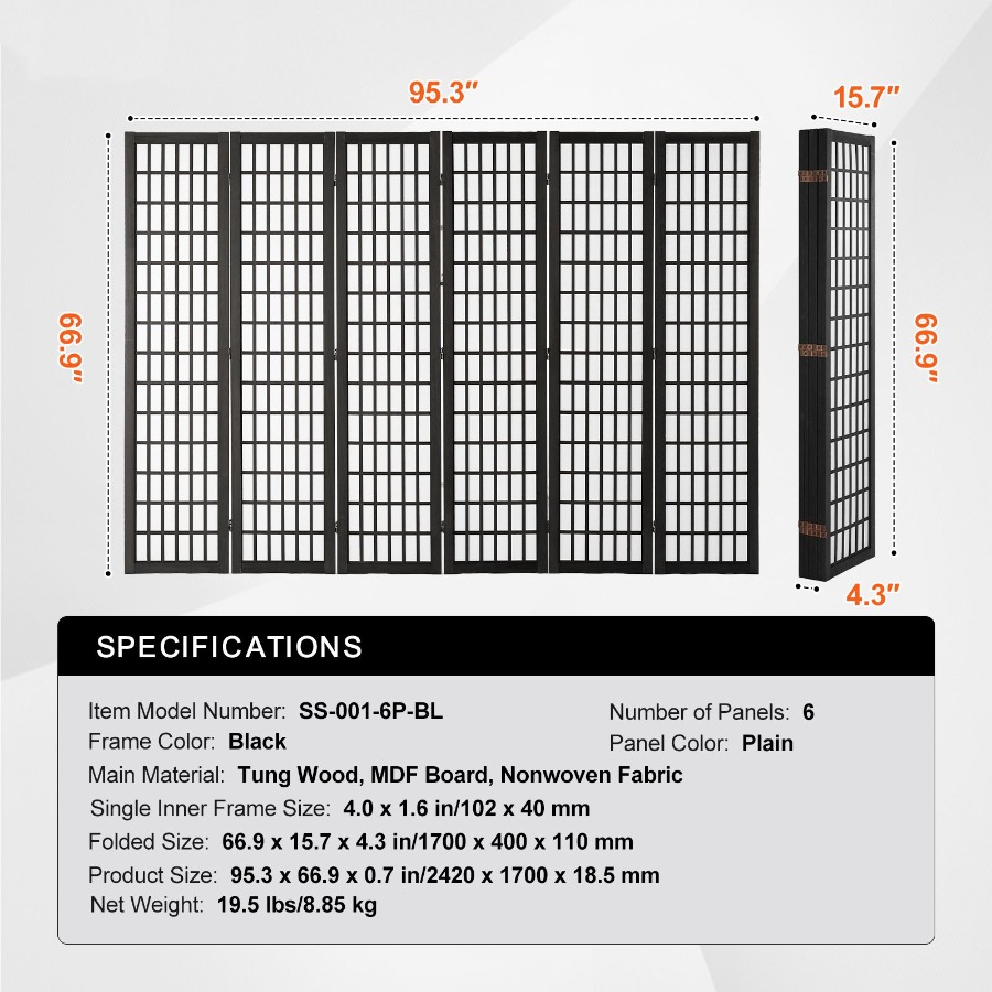 Separador de Habitaciones Japo - Partition Screen Divider reseña y precio