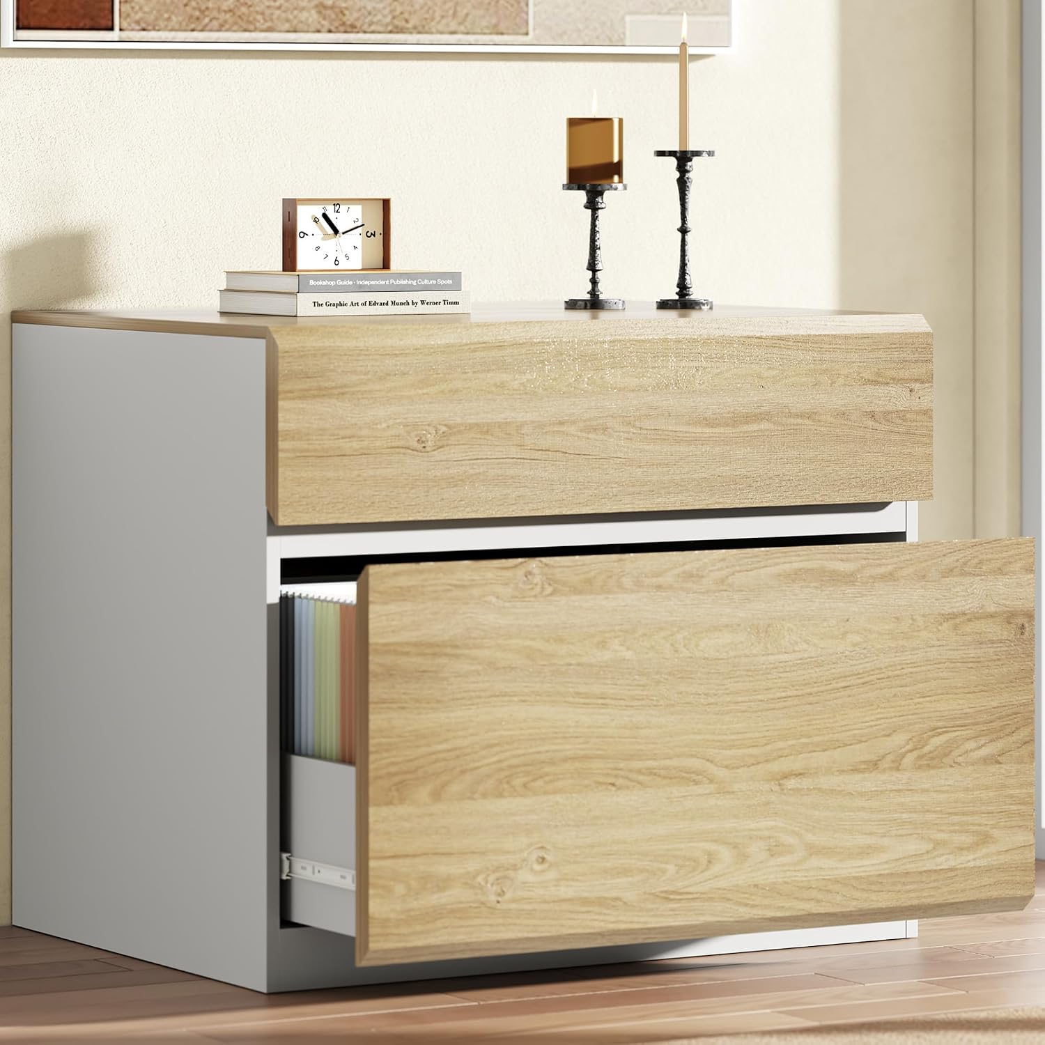 Archivador lateral de 2 cajone - Printer Stand reseña y precio